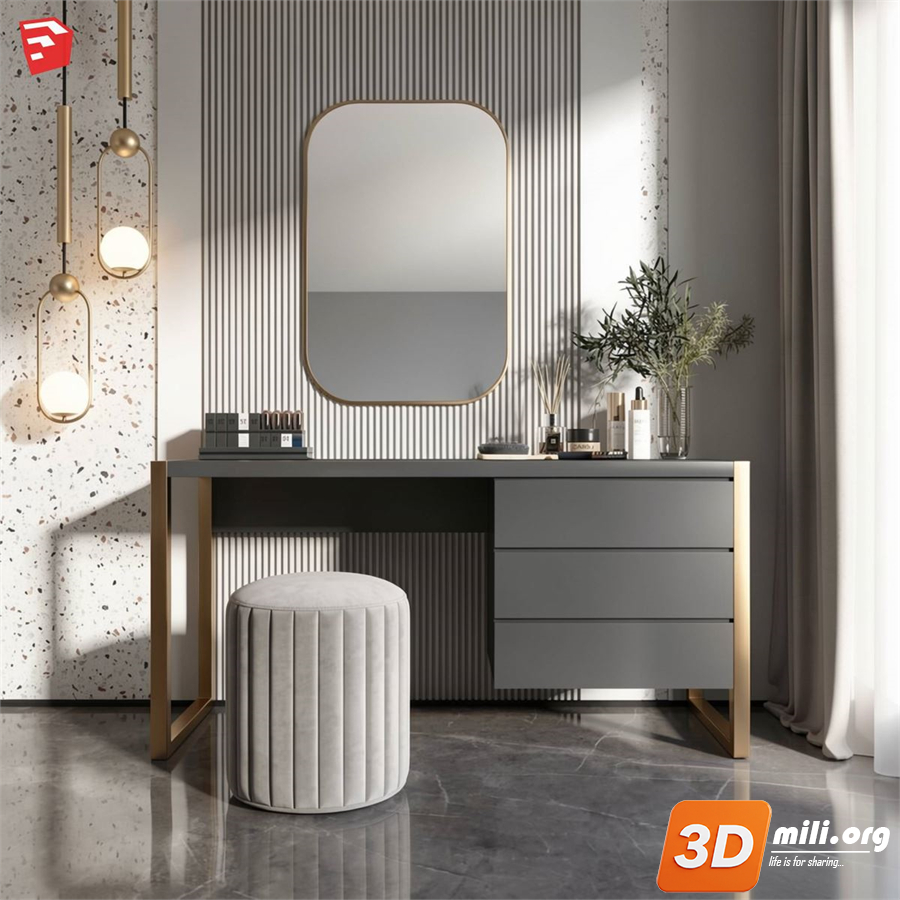 Dressing Table Skp Files 